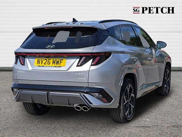 Hyundai TUCSON 1.6T 239 Hybrid N Line 5dr Auto Silver
